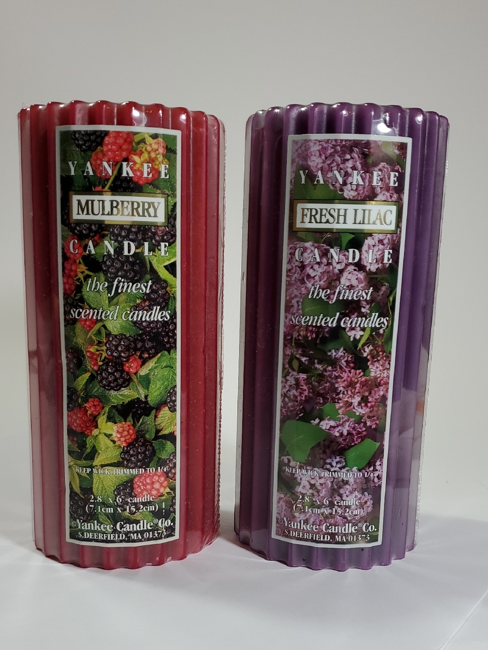 Vintage Yankee Candle Pillar Candles (2)